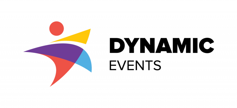 dynamic events logo landscape color